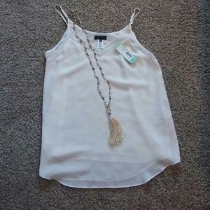 1.State Chiffon v-neck cami.